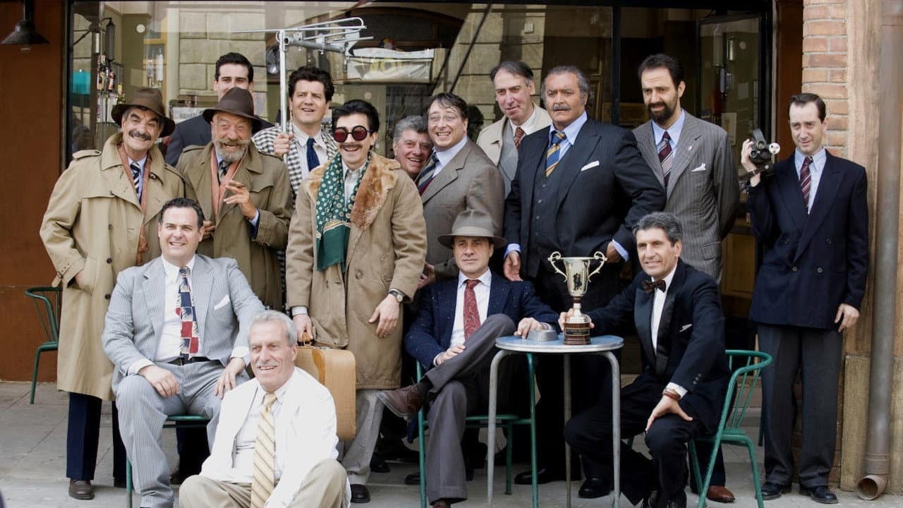 The Friends at the Margherita Café backdrop