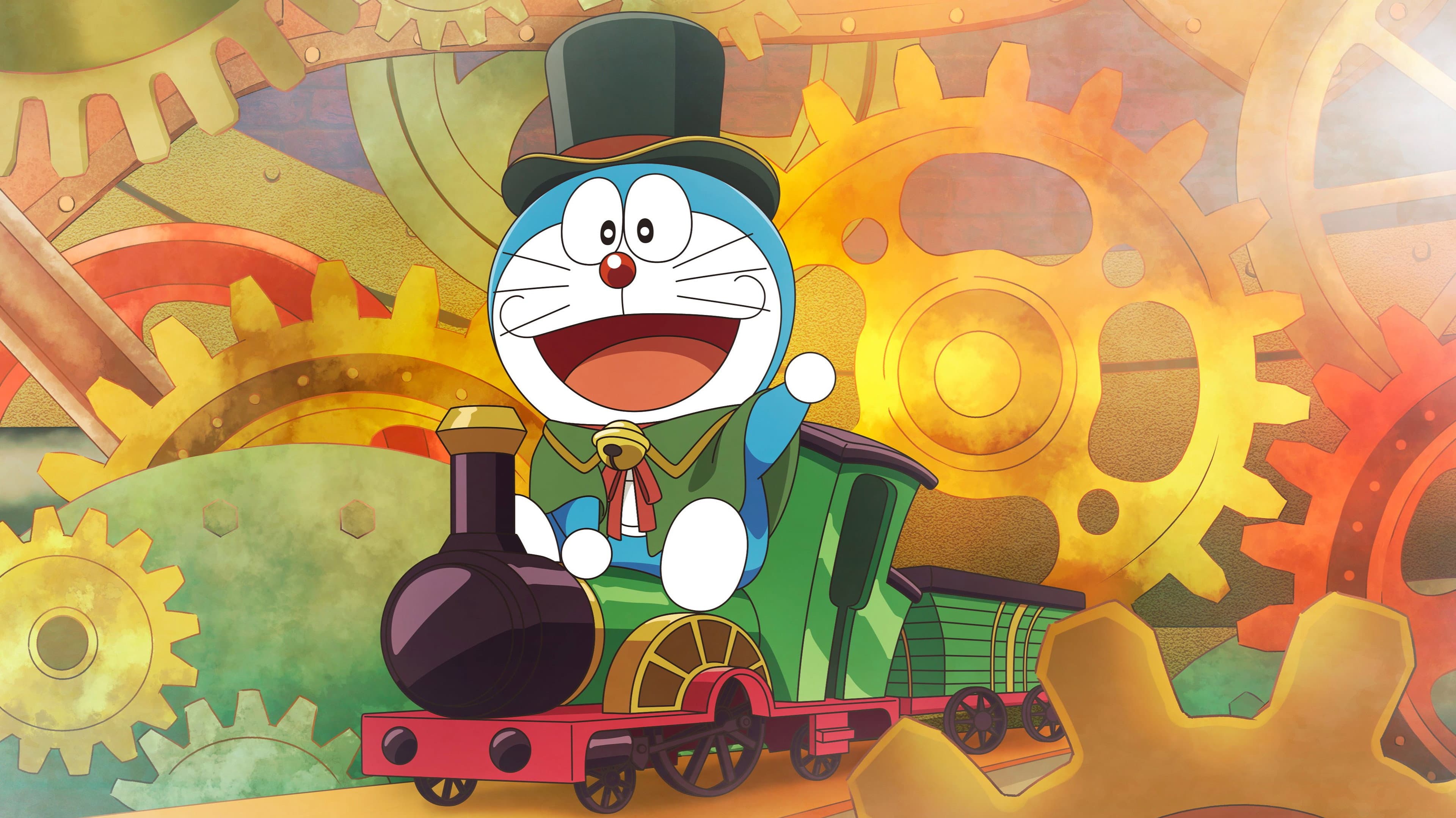 Doraemon the Movie: Nobita's Steam-Powered Time Machine backdrop