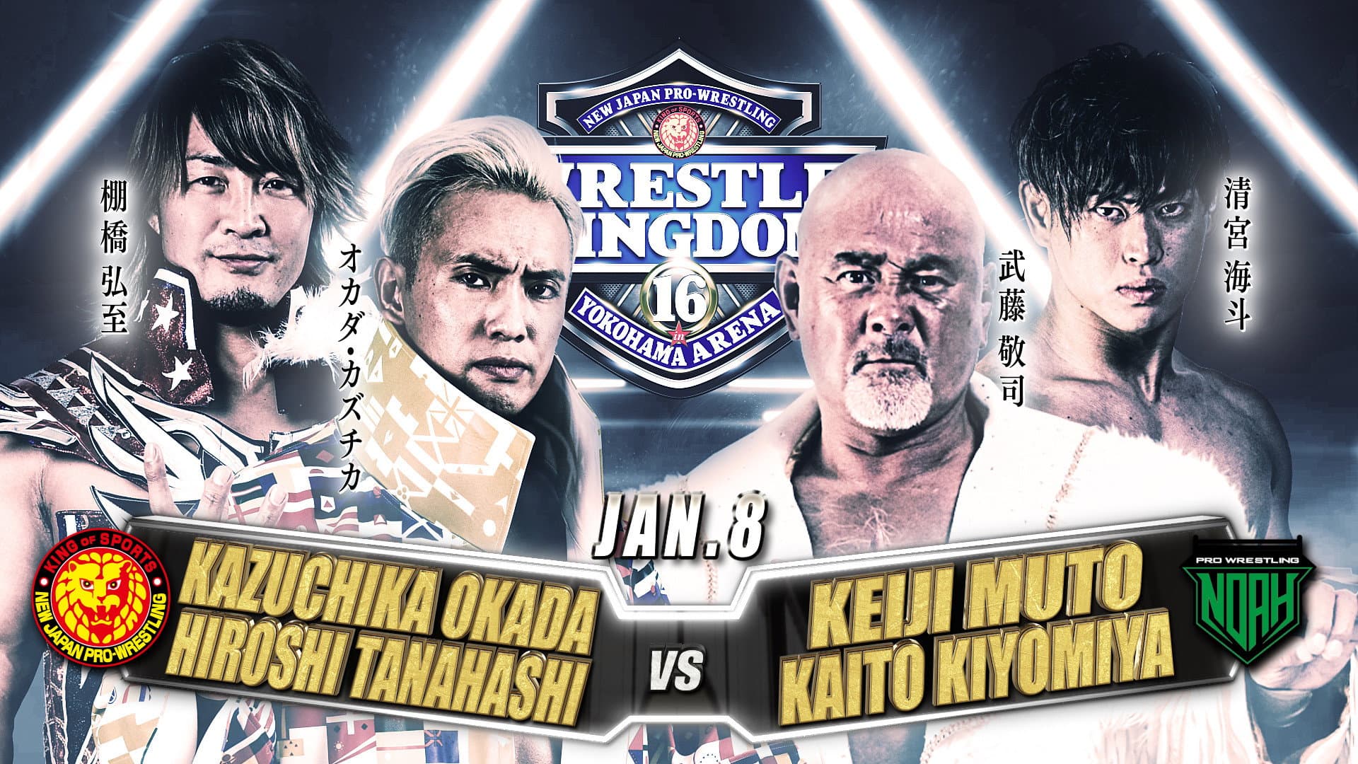 NJPW & NOAH: Wrestle Kingdom 16 - Night 3 backdrop