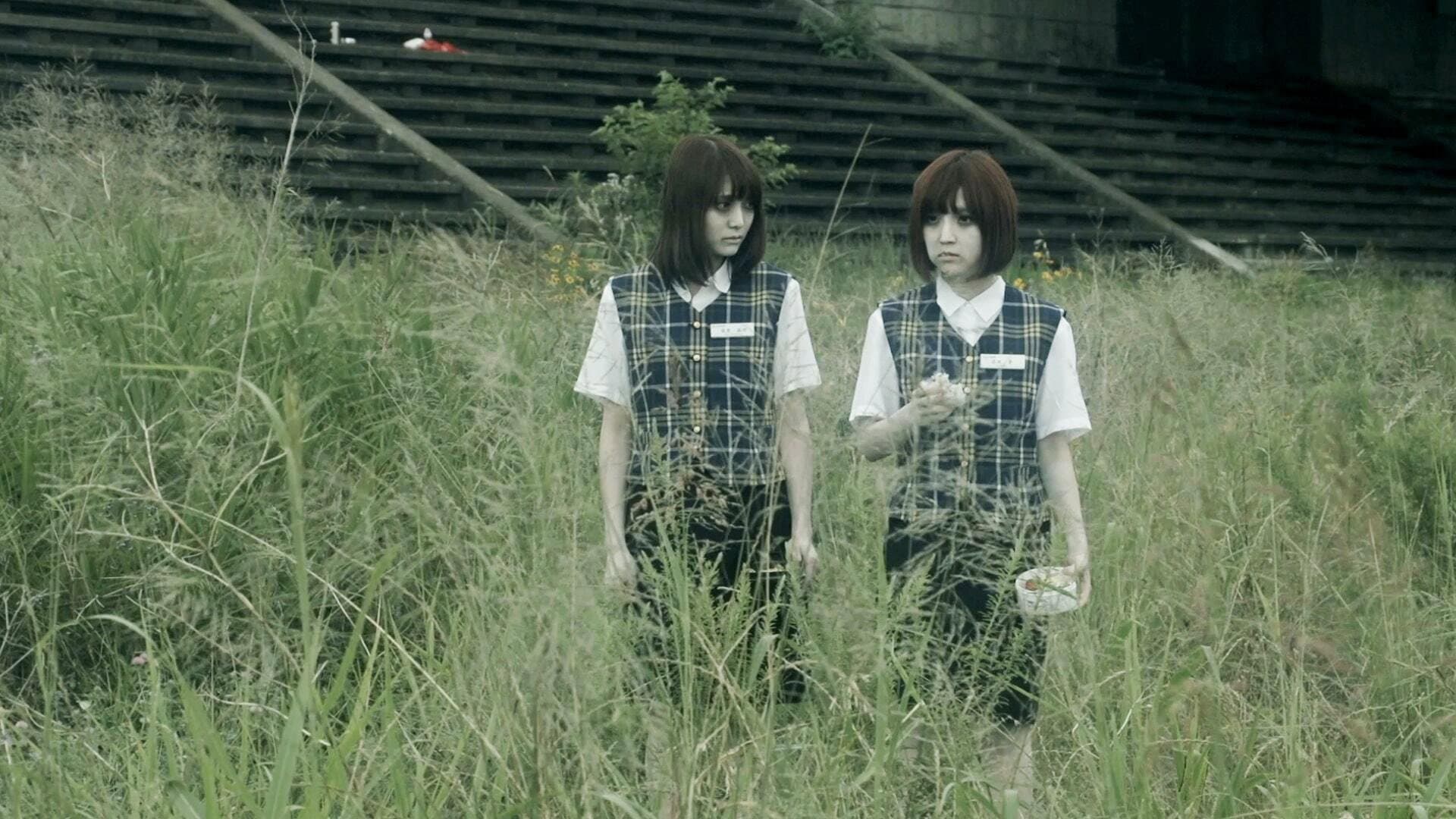 Three Female Ghosts backdrop