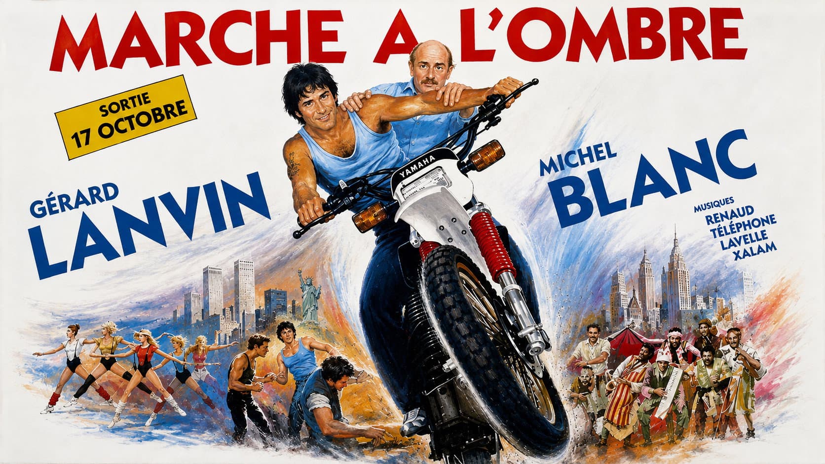 Marche à l'ombre backdrop