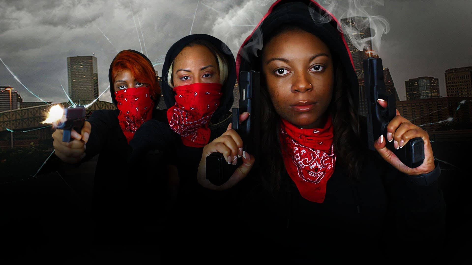 Hoodie Girls Gang backdrop