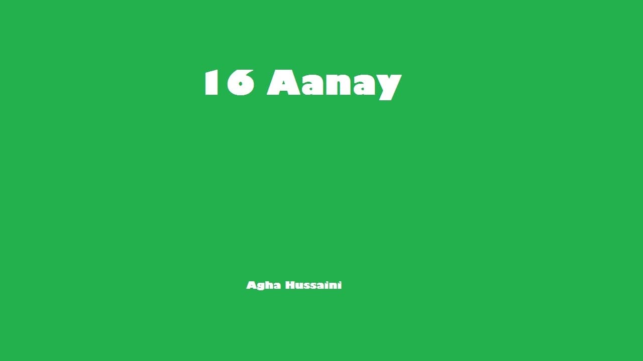 Sola Aanay backdrop