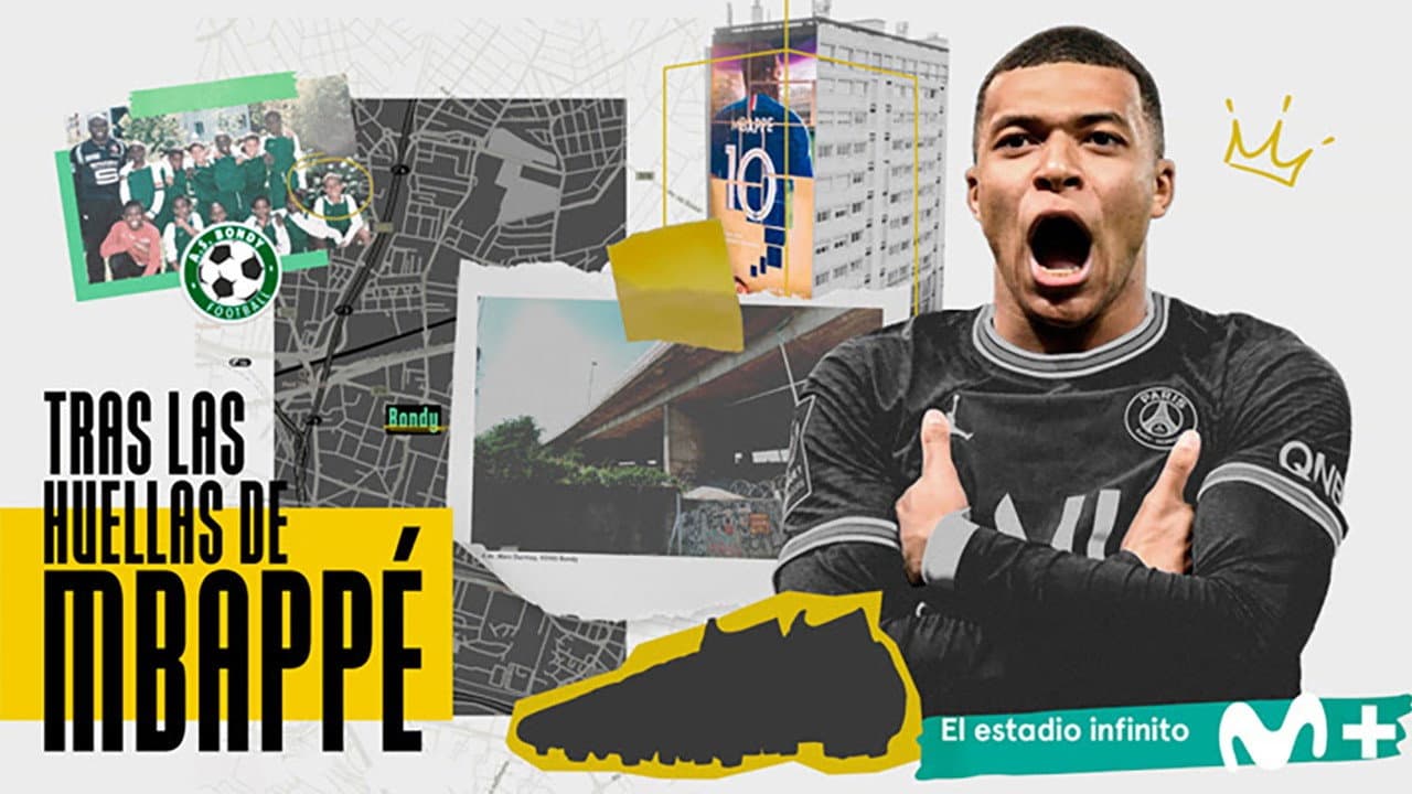 Tras las huellas de Mbappé backdrop