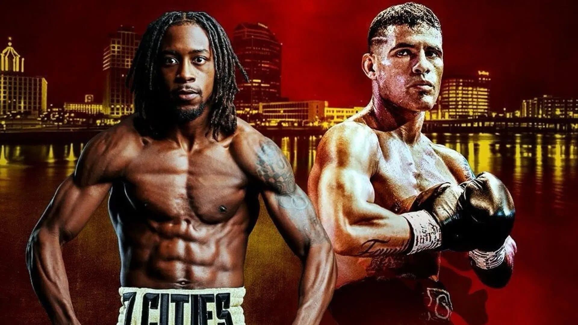 Keyshawn Davis vs. Gustavo Lemos backdrop