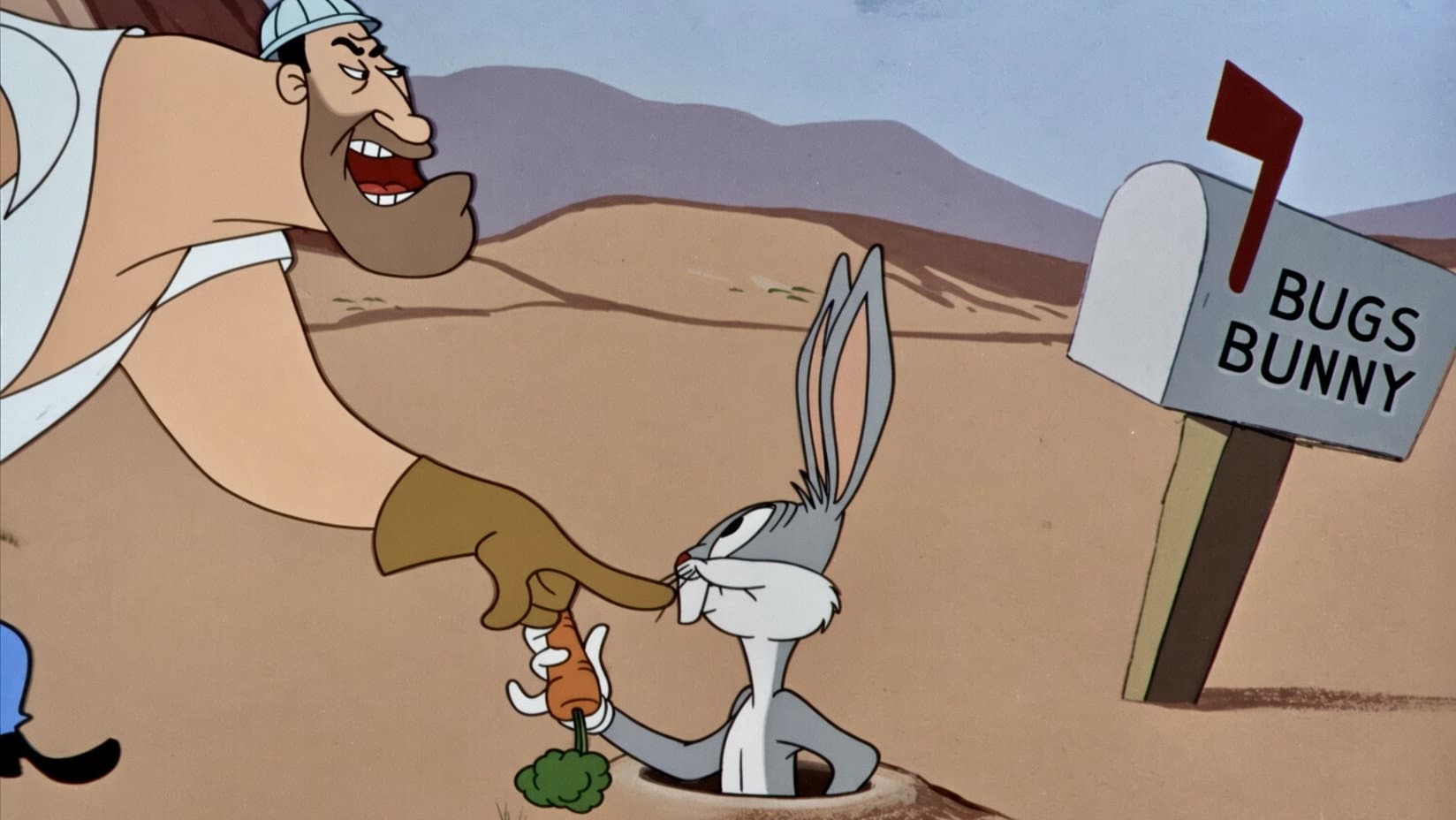 No Parking Hare backdrop