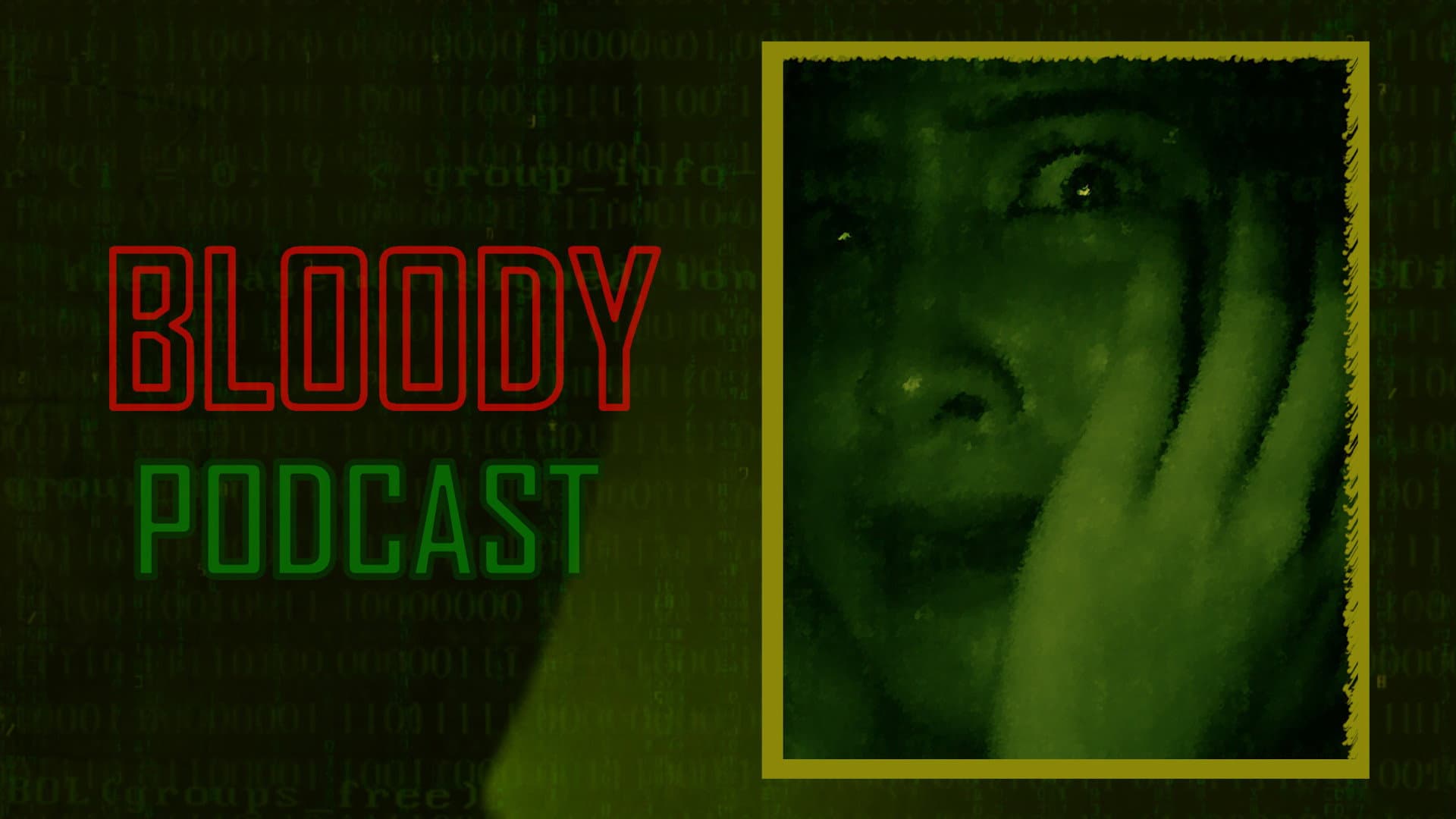 Bloody Podcast backdrop