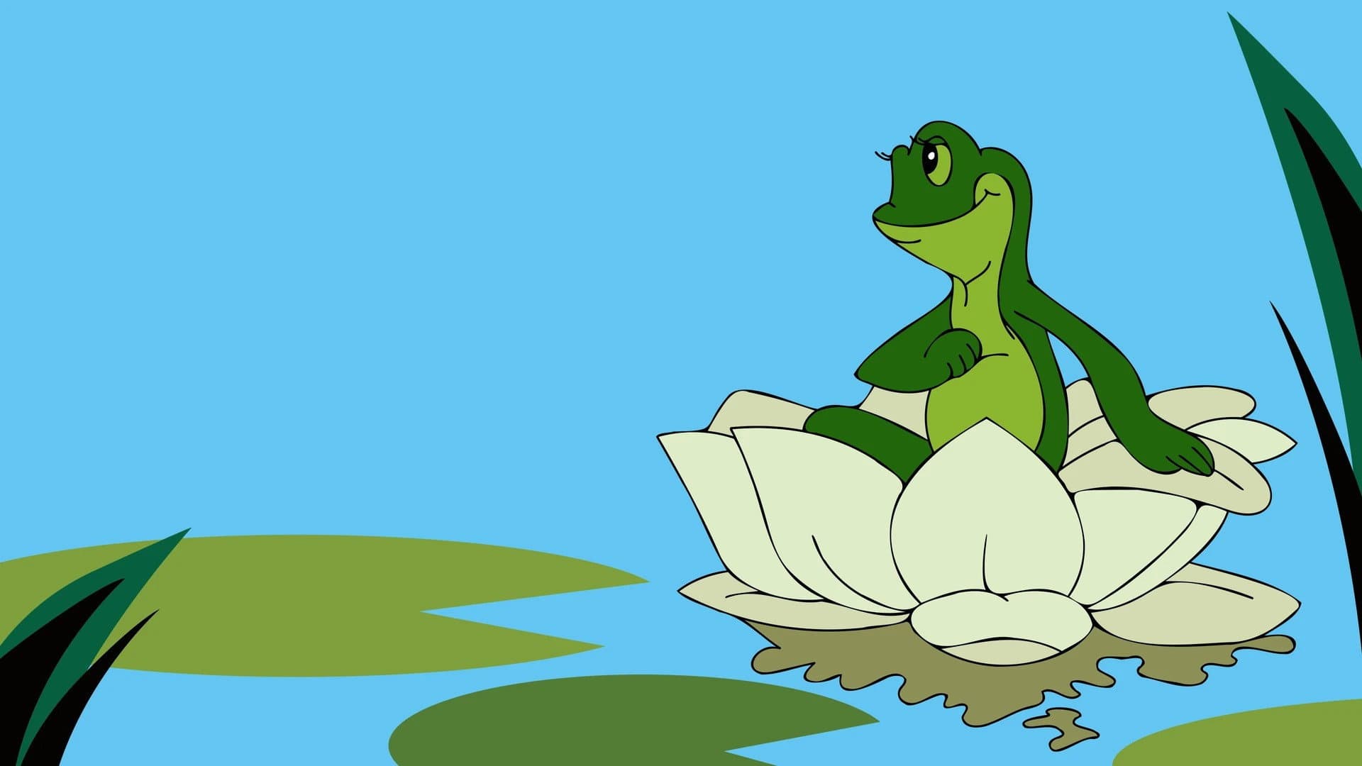 Frog the Traveller backdrop