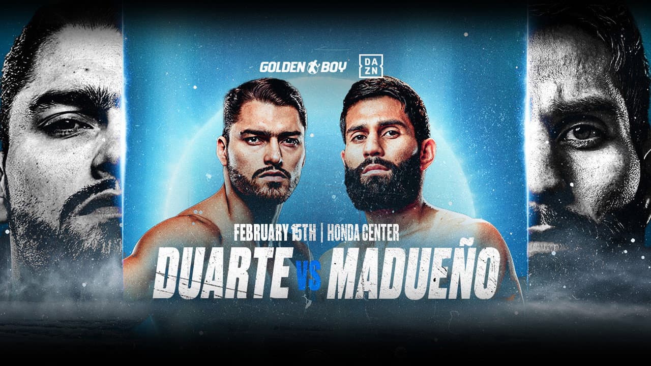 Oscar Duarte vs. Miguel Madueno backdrop