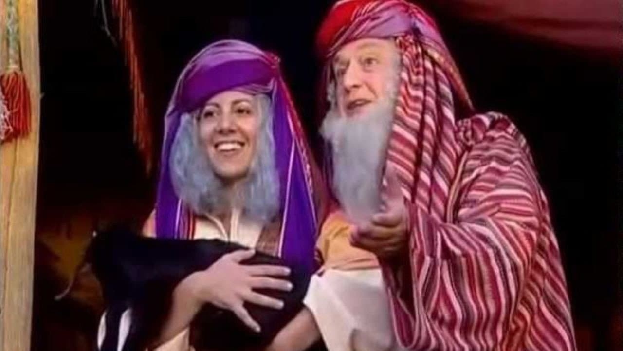 Tanakh stories with Saba Tuvia backdrop