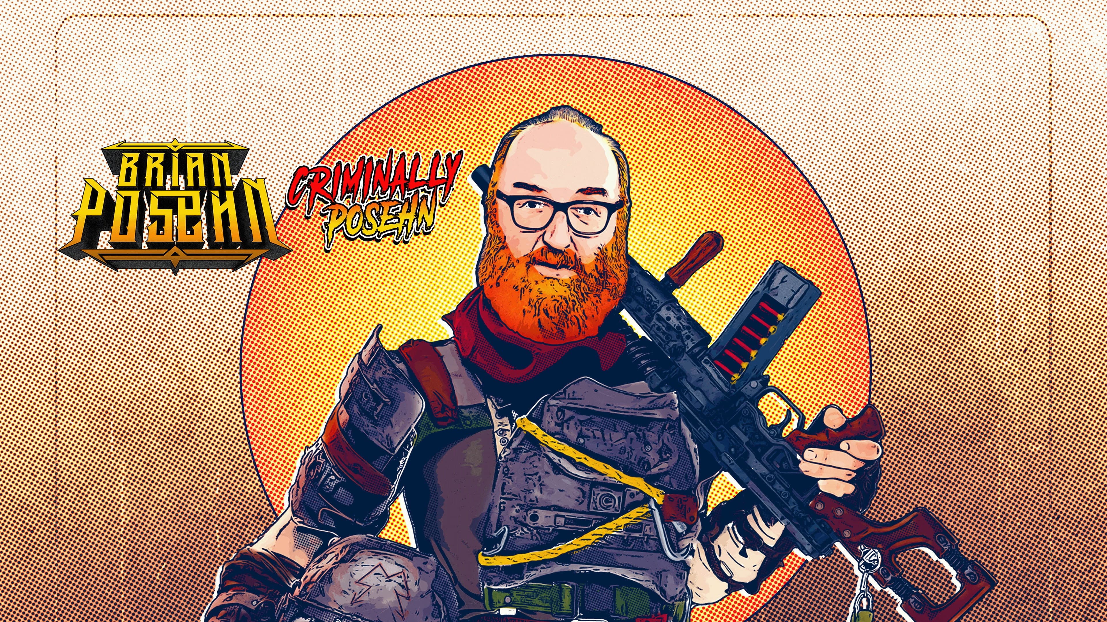 Brian Posehn: Criminally Posehn backdrop