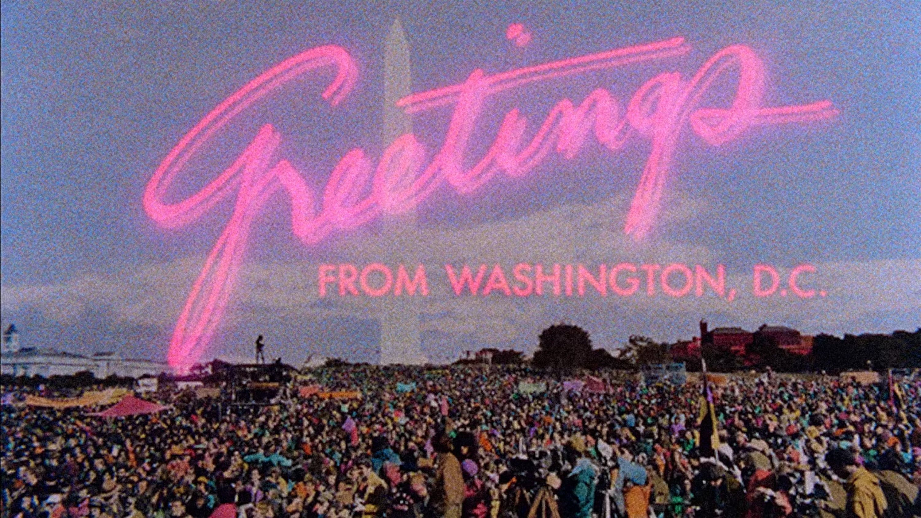 Greetings from Washington, D.C. backdrop