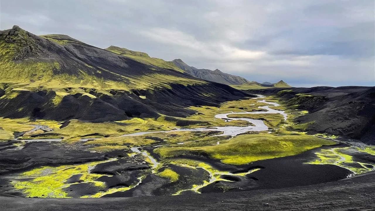 Great natural monuments - Iceland backdrop