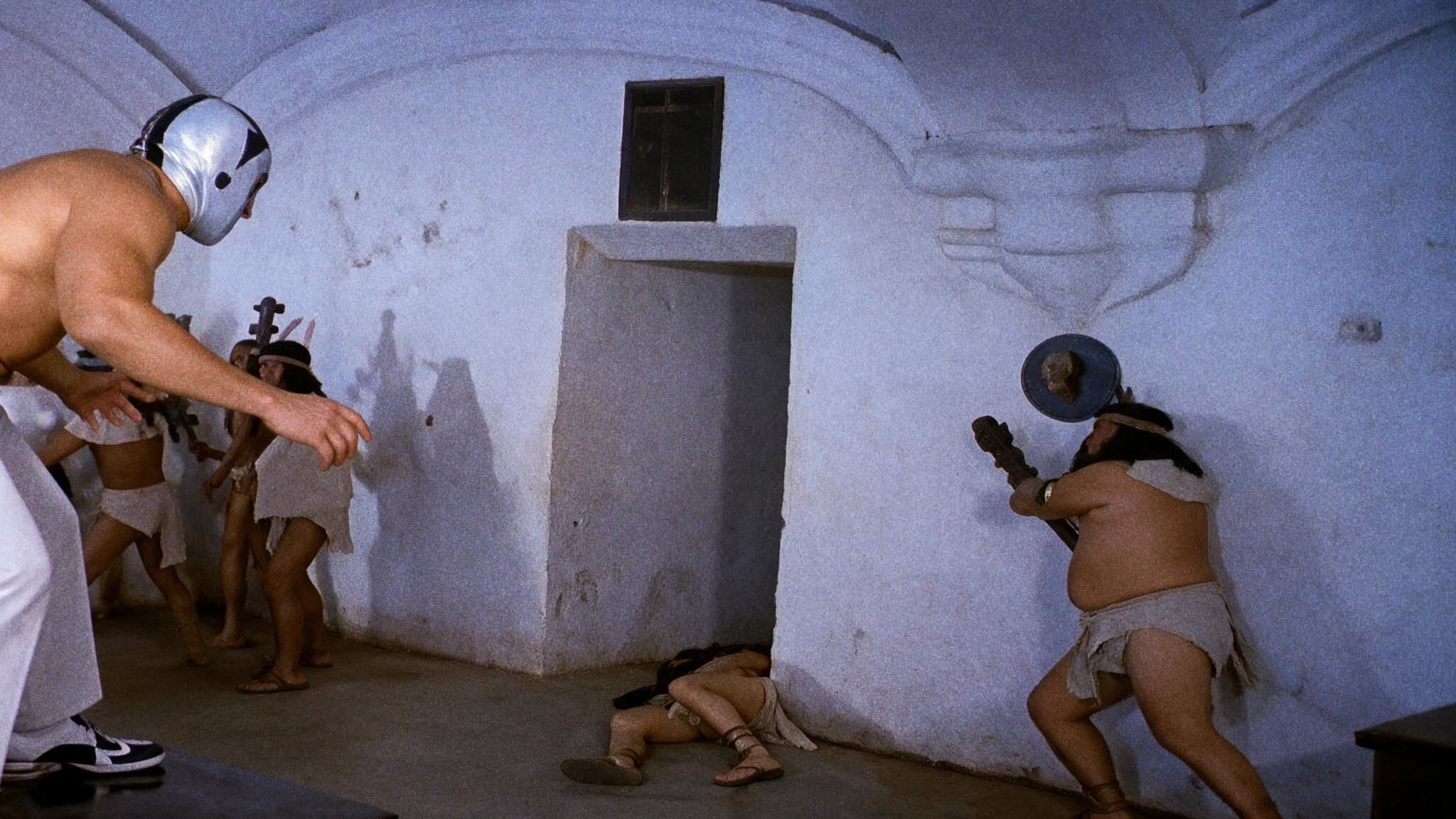 Mil Mascaras vs. the Aztec Mummy backdrop