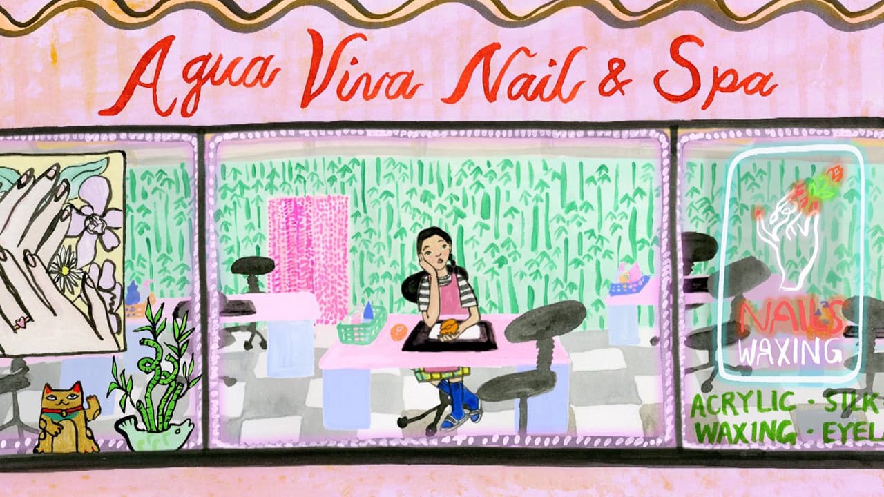 Agua Viva backdrop