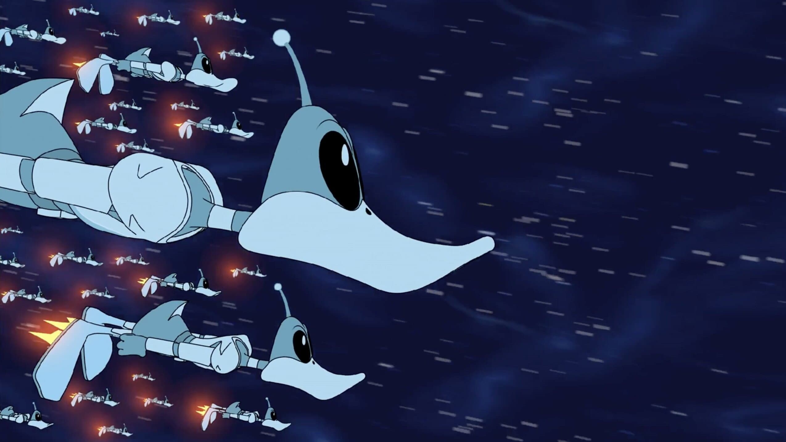 Duck Dodgers in Attack of the Drones backdrop