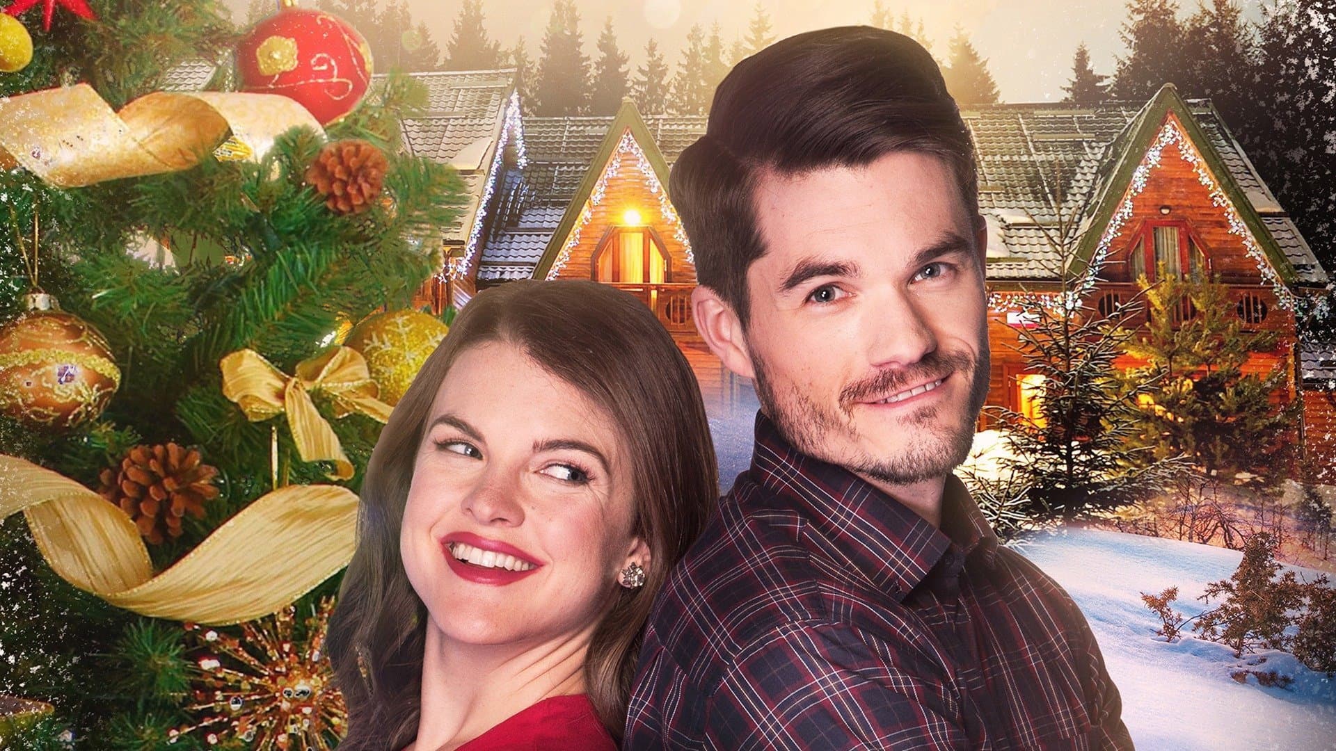 A Christmas Village backdrop