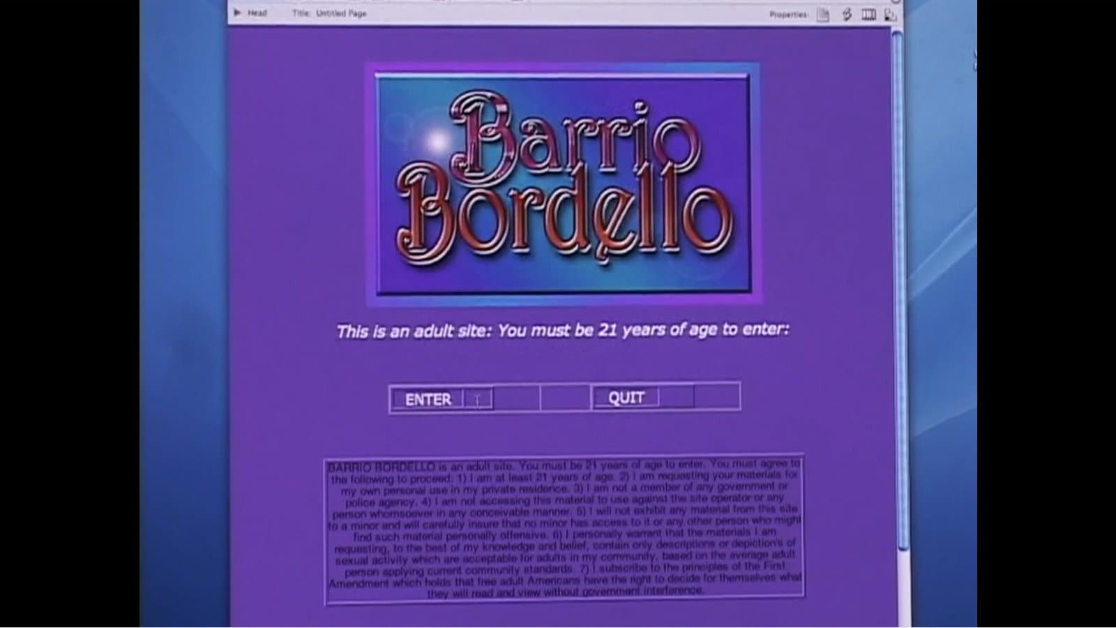 Barrio Bordello backdrop