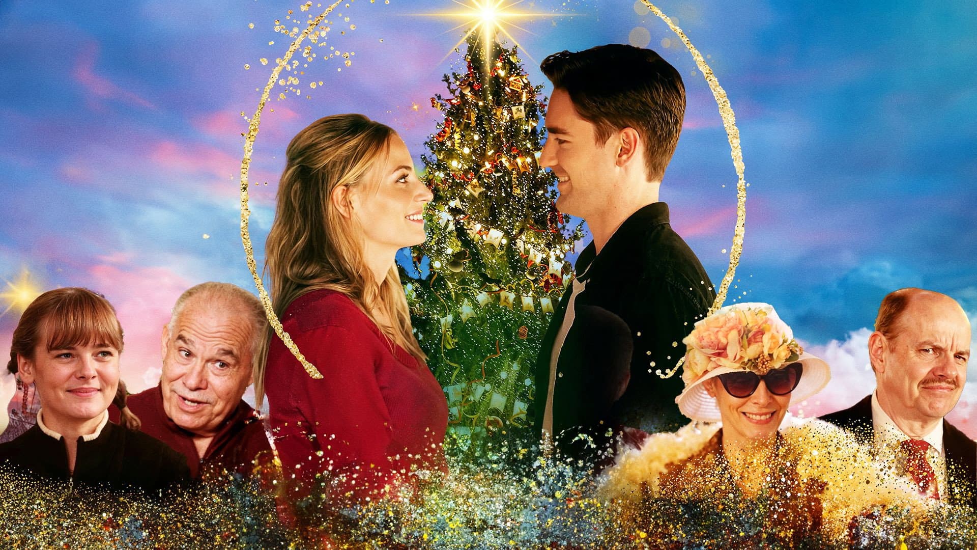 Hope's Hollywood Christmas backdrop