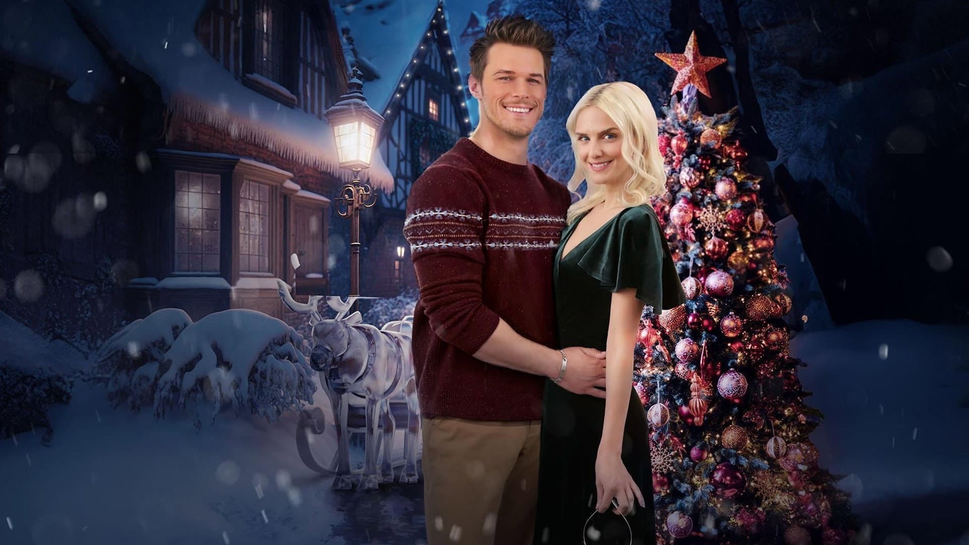 Enchanting Christmas backdrop