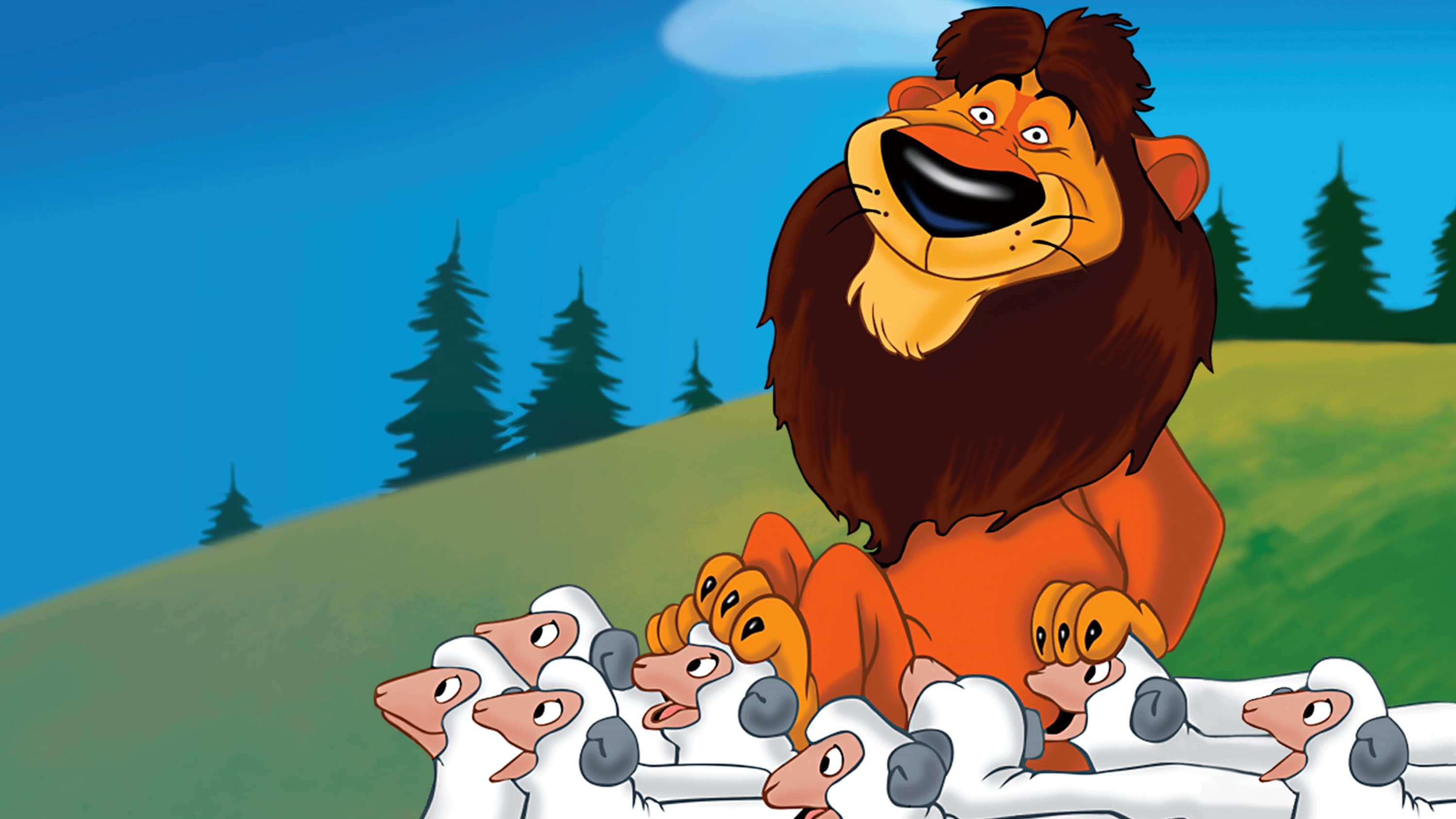 Lambert the Sheepish Lion backdrop