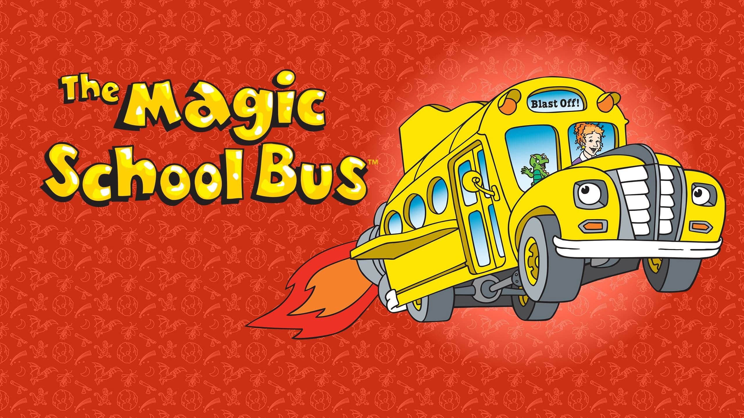 The Magic School Bus backdrop