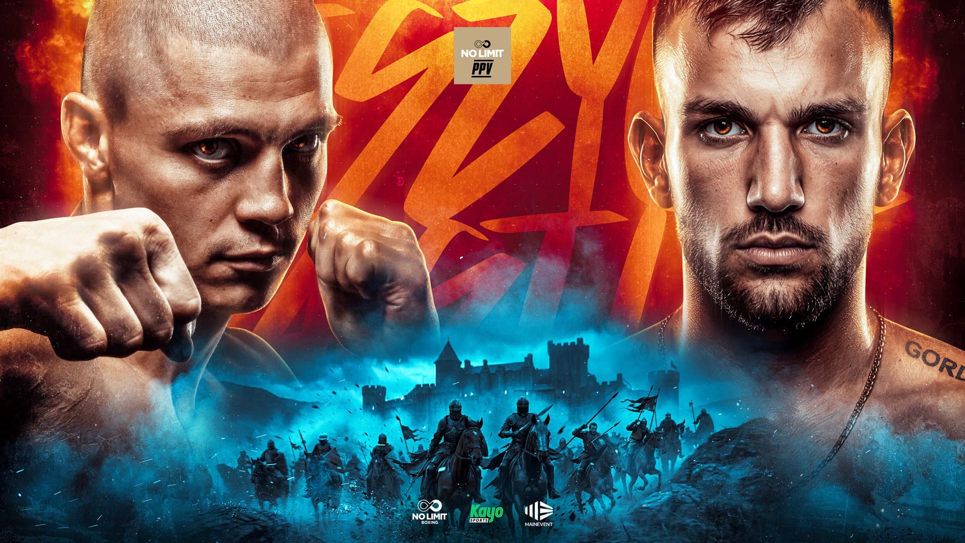 Nikita Tszyu vs. Oscar Diaz backdrop