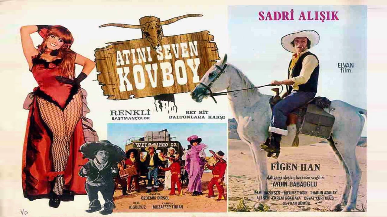 The Cowboy Who Loves His Horse backdrop