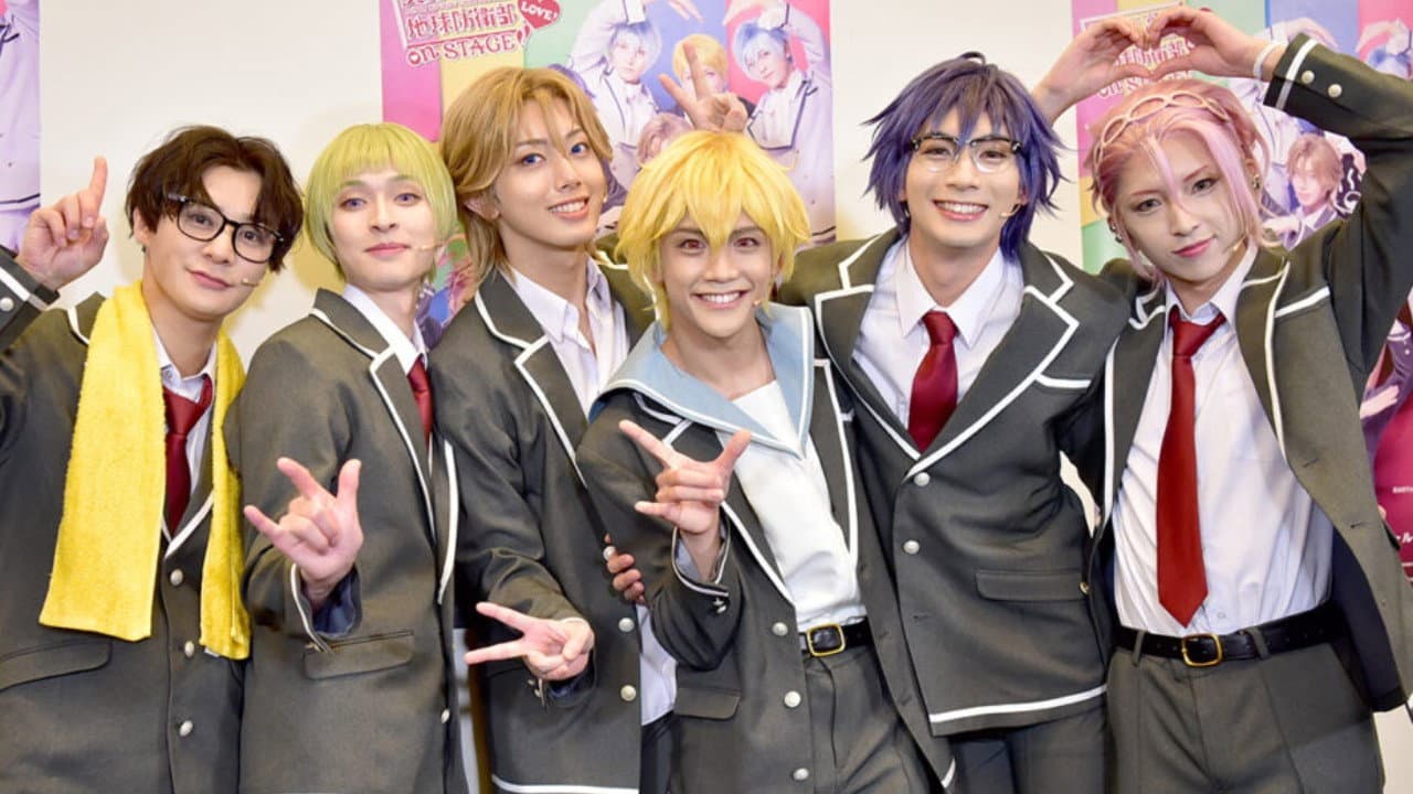 Cute High Earth Defense Club LOVE! LOVE! on STAGE backdrop