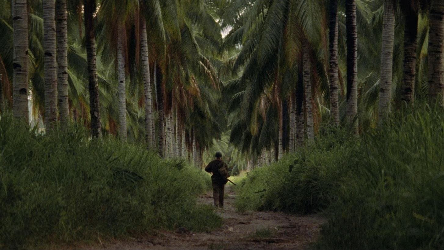 The Thin Red Line backdrop