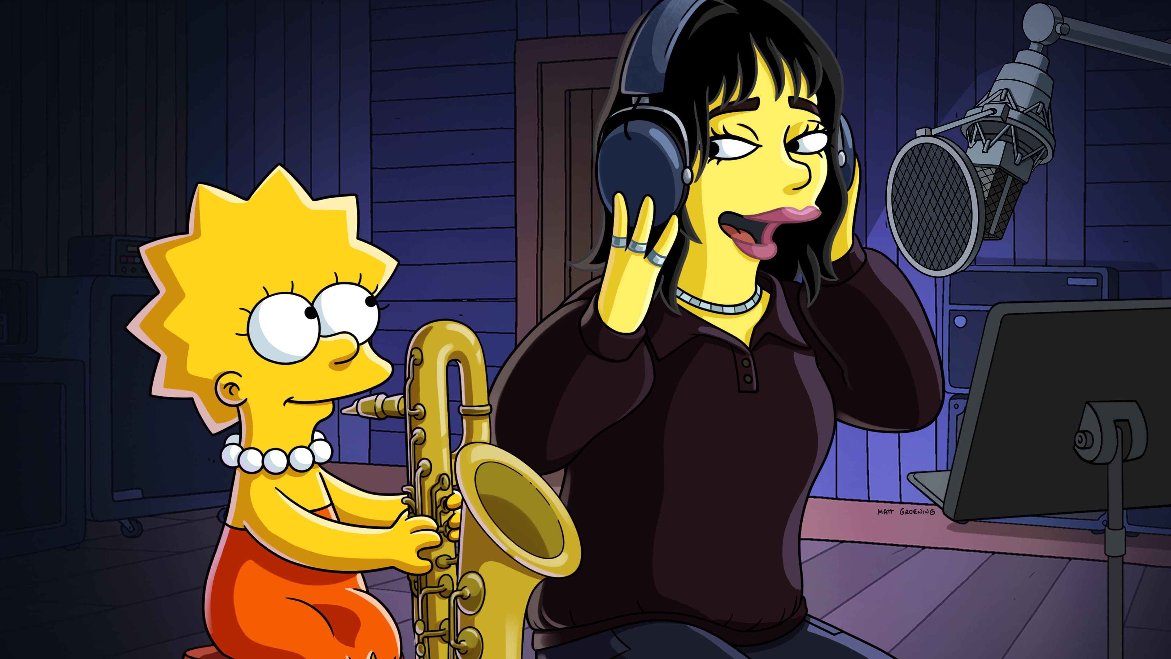 When Billie Met Lisa backdrop