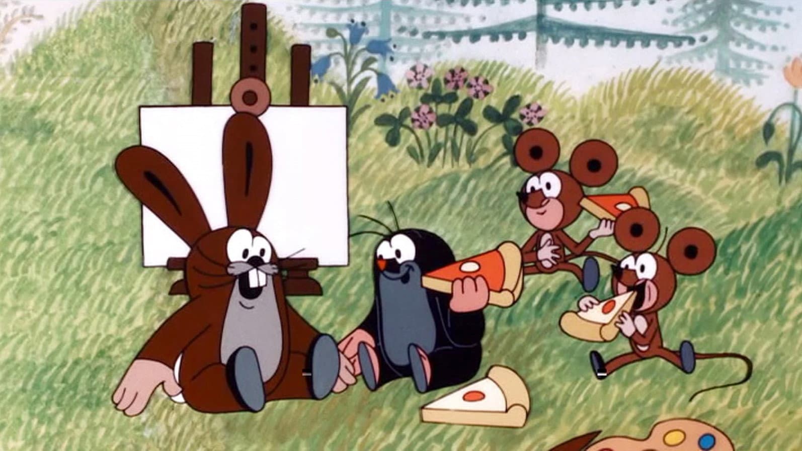 The Mole and His Friends backdrop