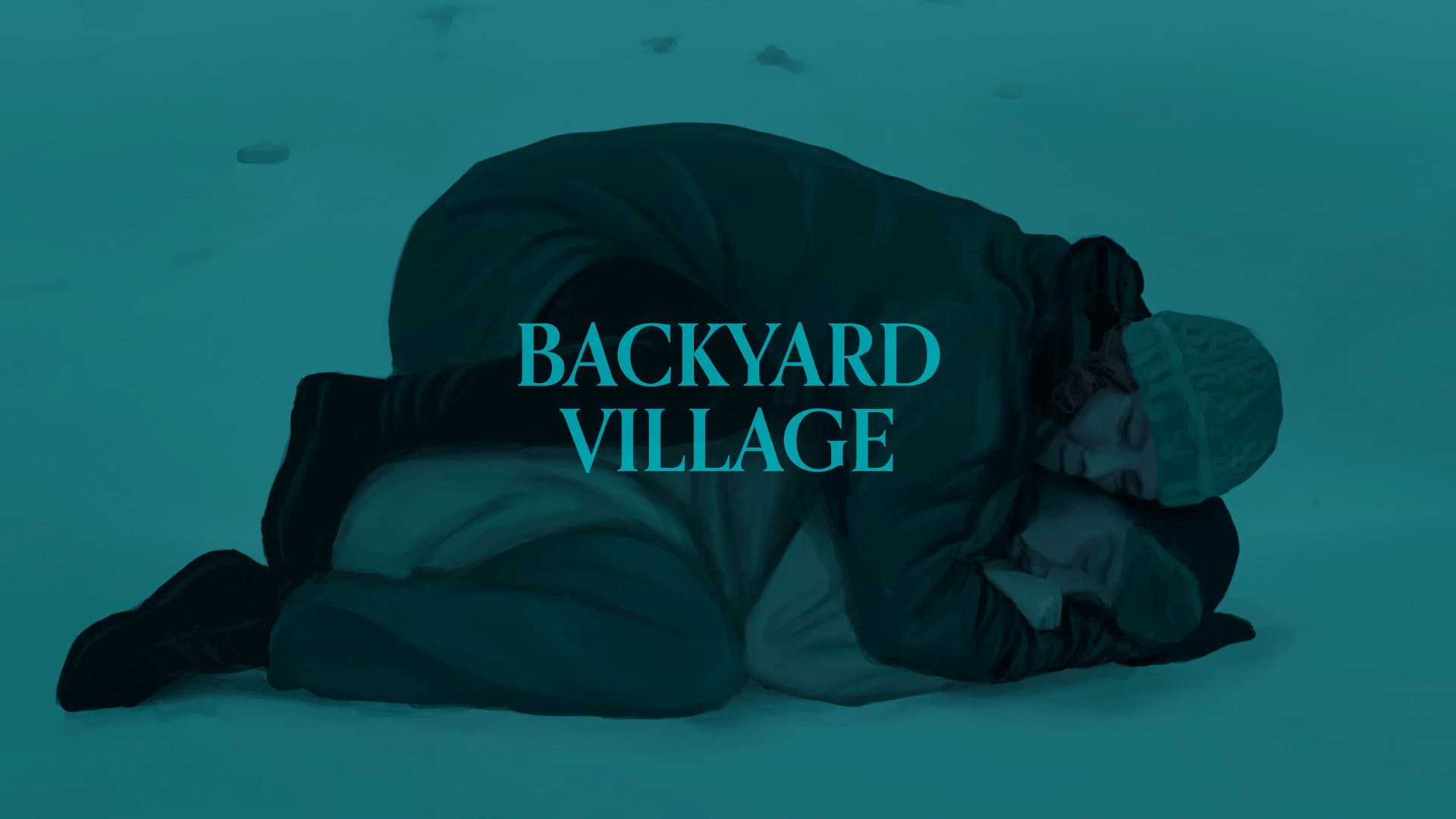 Backyard Village backdrop