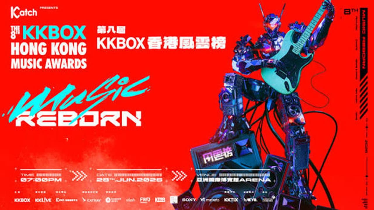 The 8th KKBOX Hong Kong Music Awards backdrop