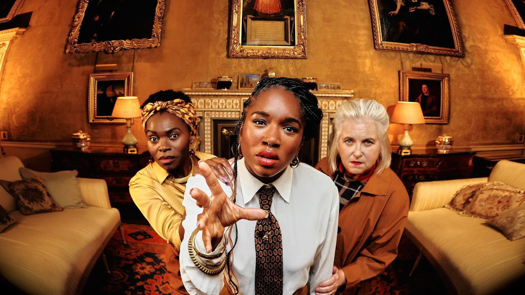 National Theatre Live: The Authenticator backdrop