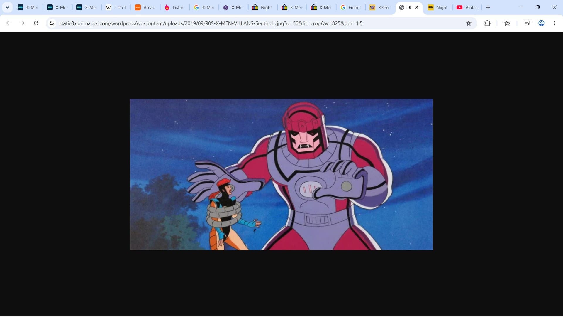 X-Men: Night of the Sentinels backdrop