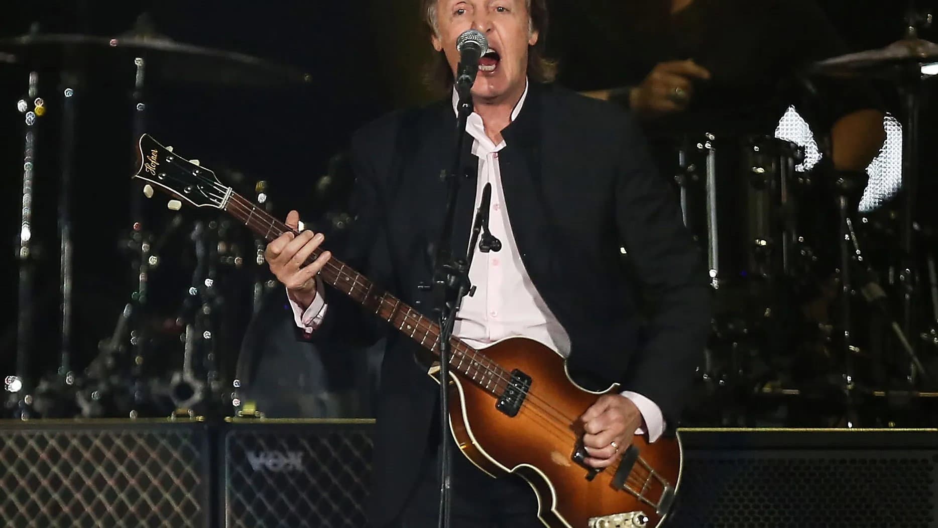 Paul Mccartney Live at Desert Trip backdrop