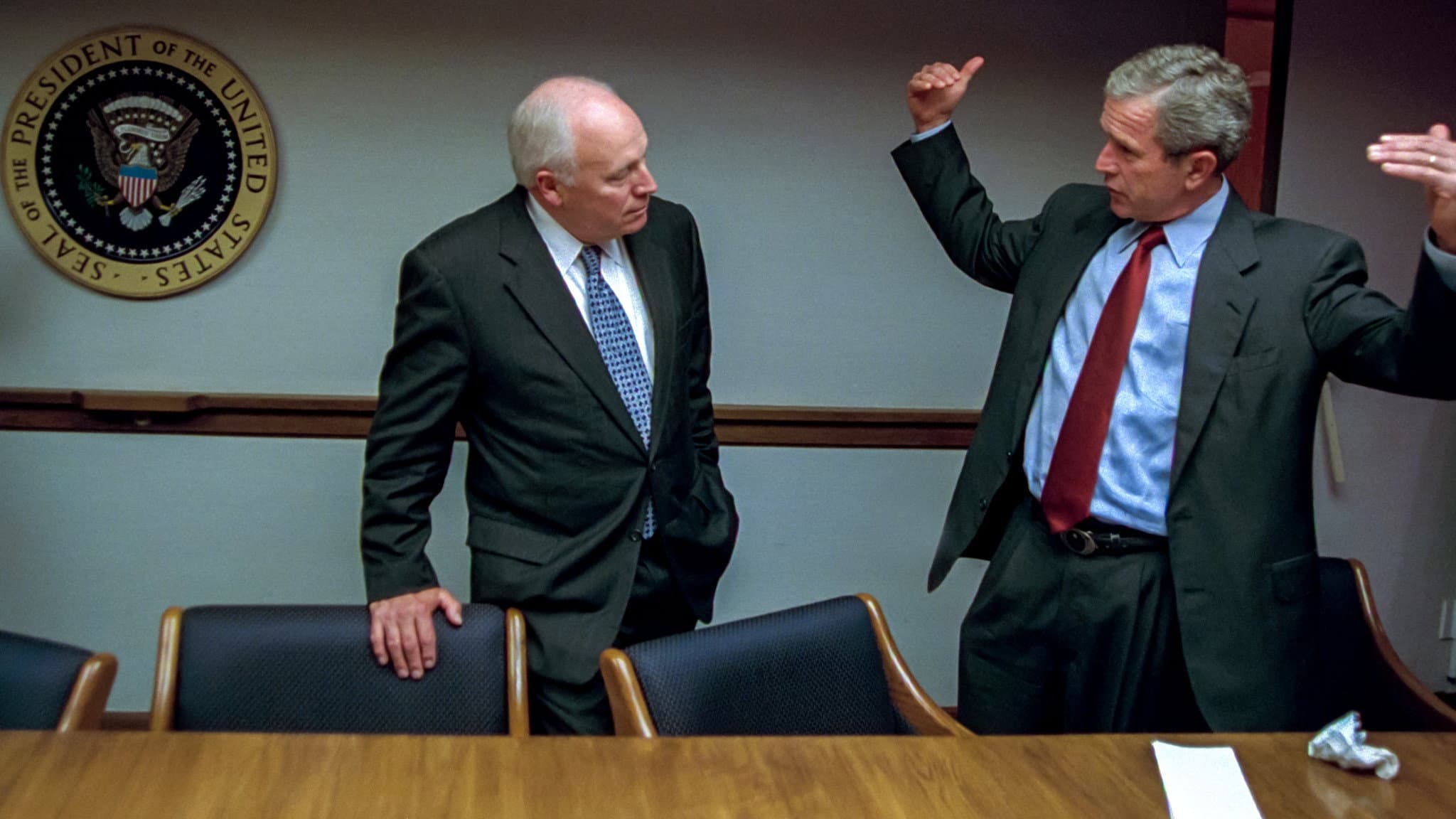 George W. Bush: The 9/11 Interview backdrop