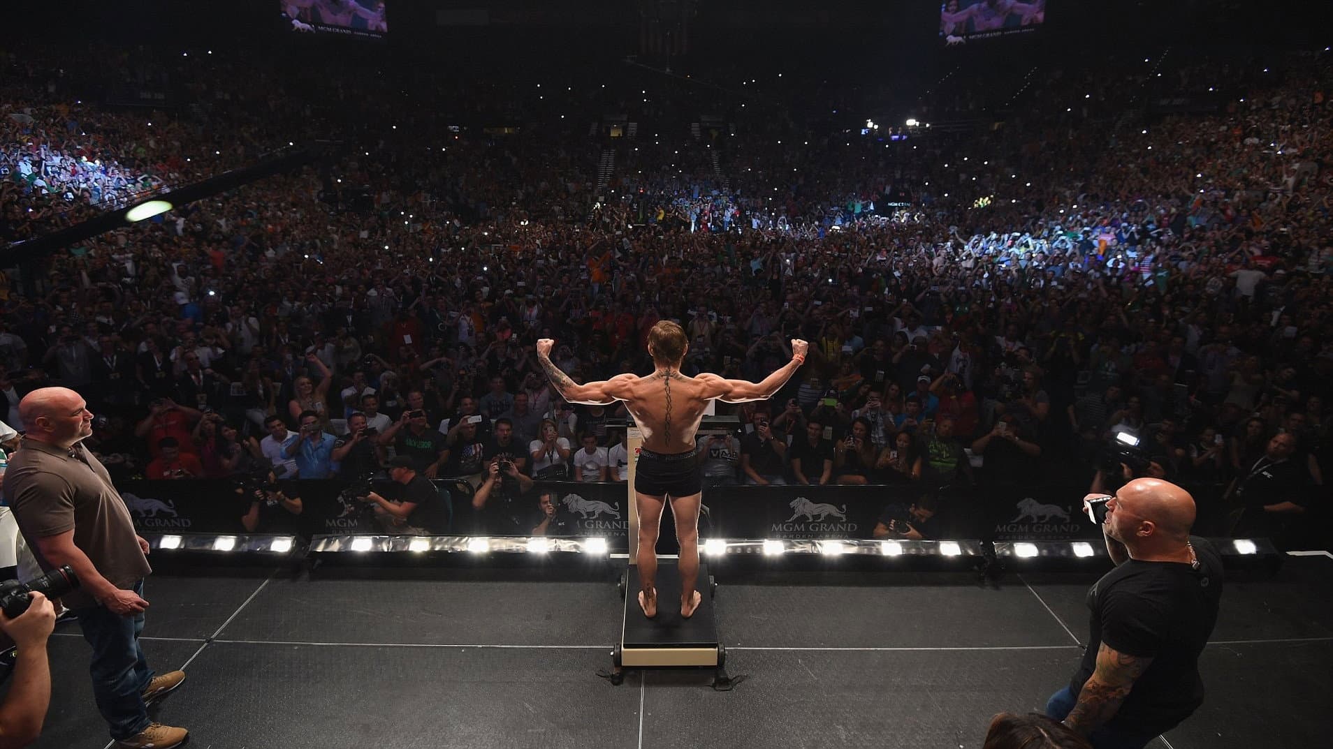 UFC 189: Mendes vs. McGregor backdrop