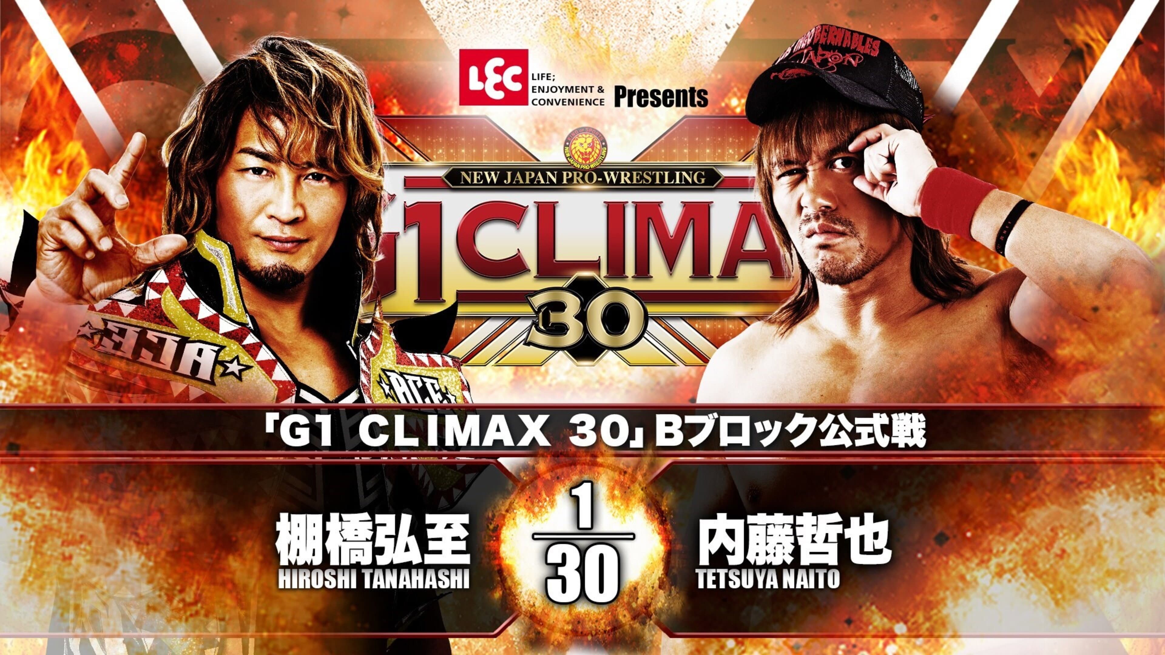 NJPW G1 Climax 30: Day 2 backdrop