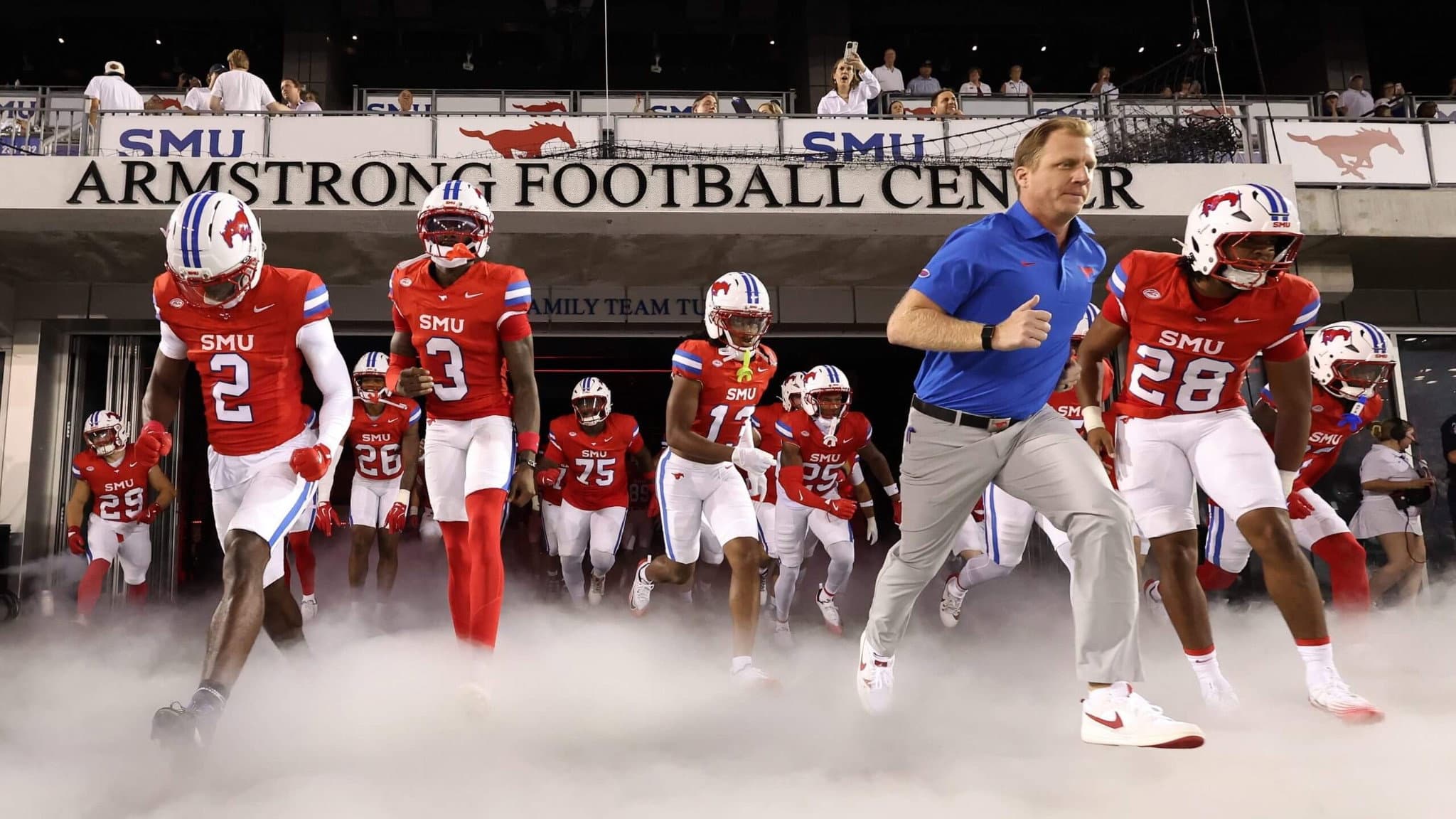 Thunder On: Resurgence of the SMU Mustangs backdrop