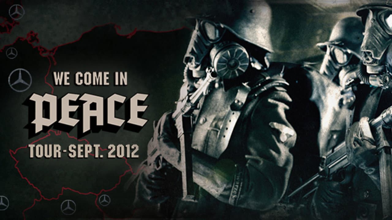 Laibach - We Come In Peace - Kranj backdrop