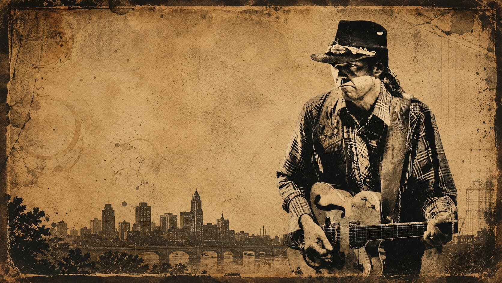 Neil Young and The International Harvesters: Austin City Limits backdrop