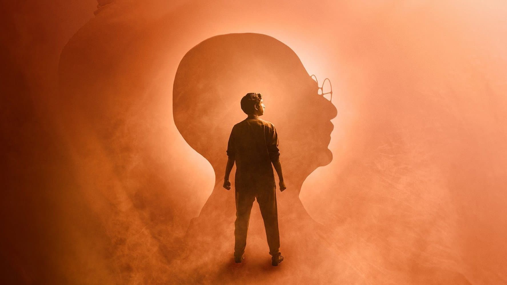 National Theatre Live: The Father and the Assassin backdrop
