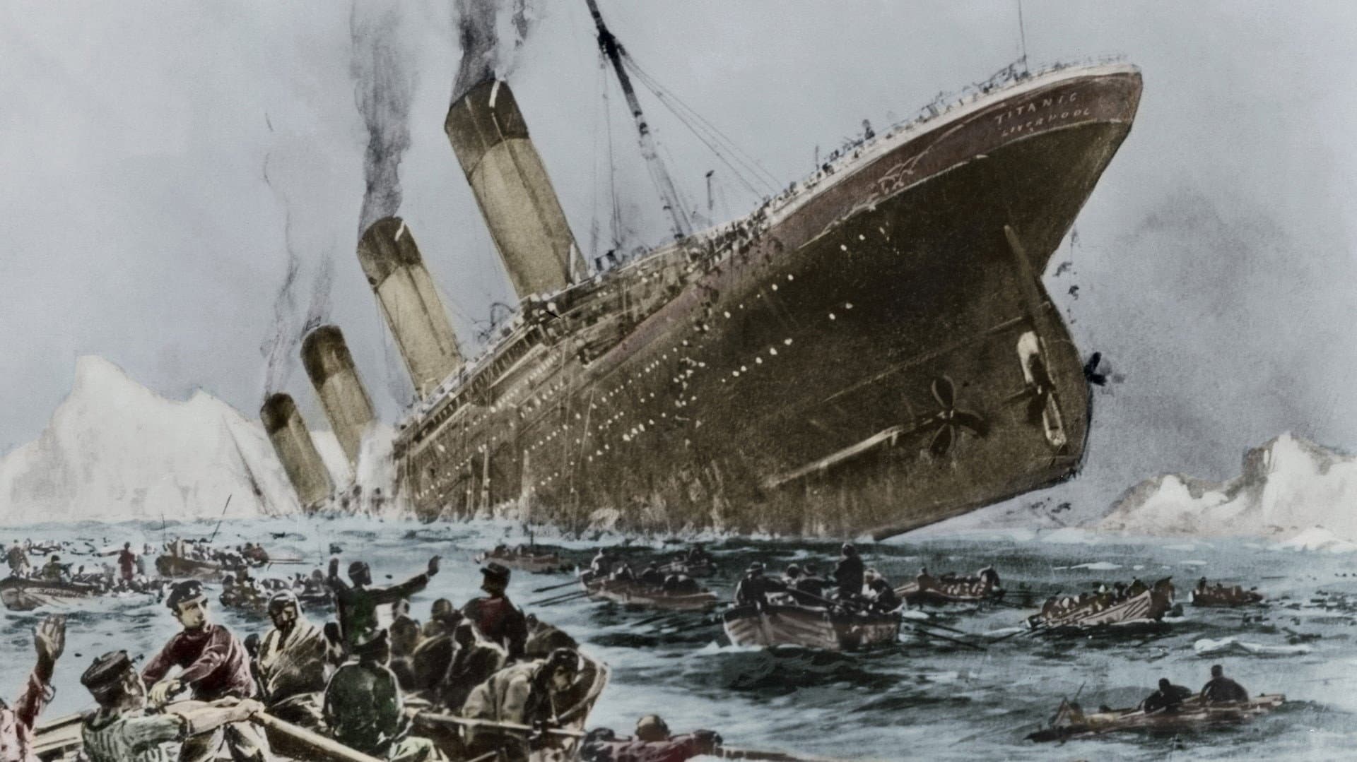 Titanic: The Canadian Story backdrop