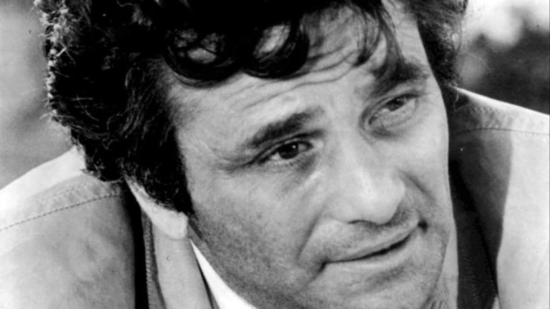 Peter Falk versus Columbo backdrop
