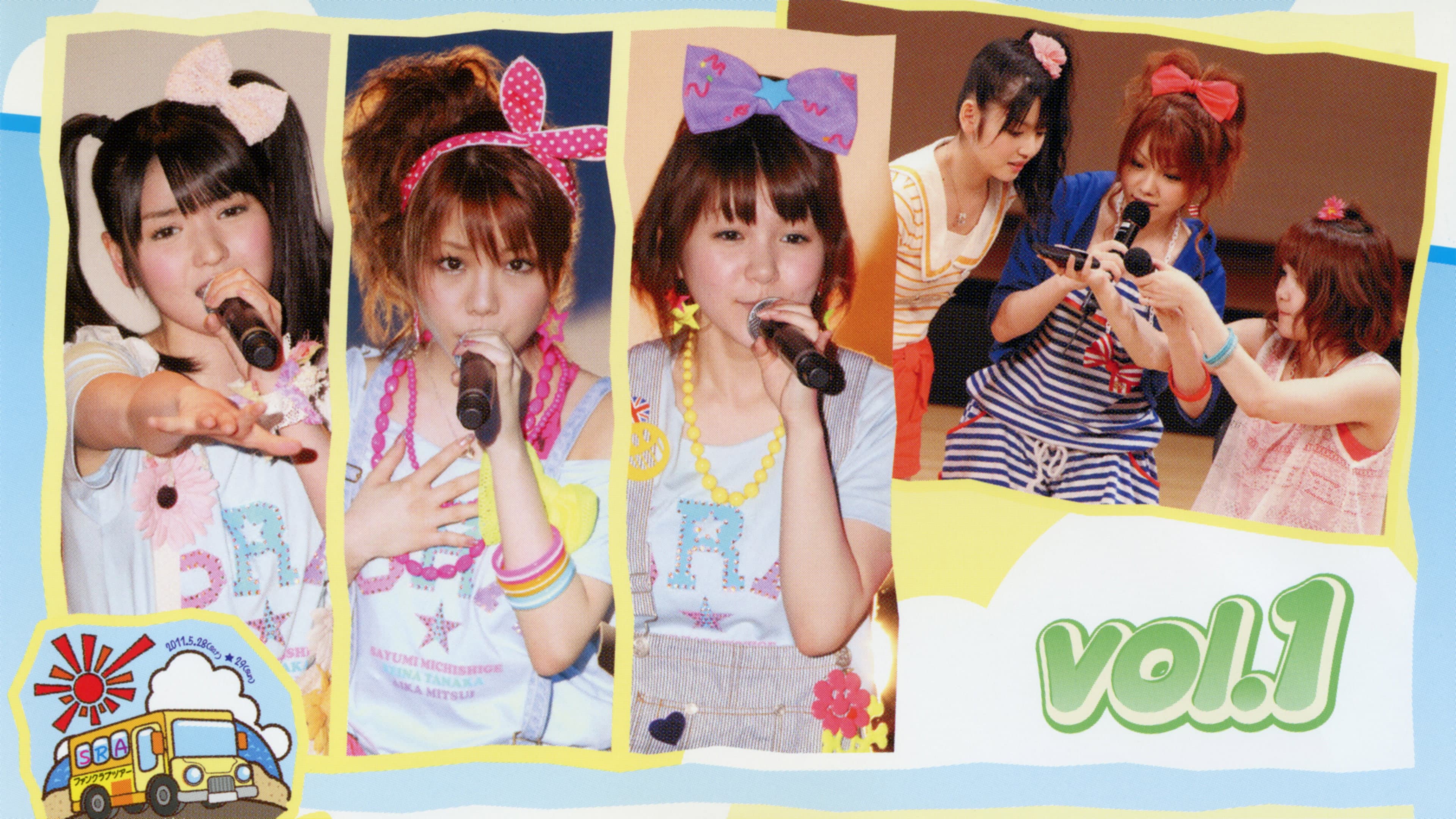 Morning Days 7 - Happy Holiday Michishige Sayumi, Tanaka Reina, Mitsui Aika FC Tour in Tokai backdrop
