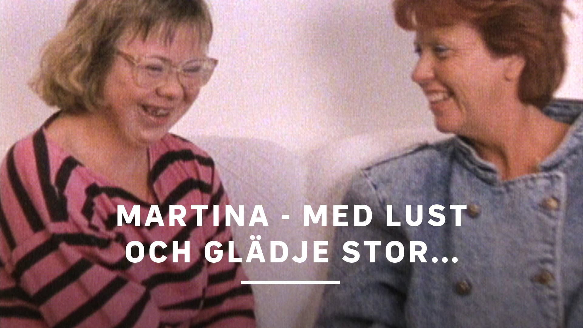 Martina - Med lust och glädje stor... backdrop