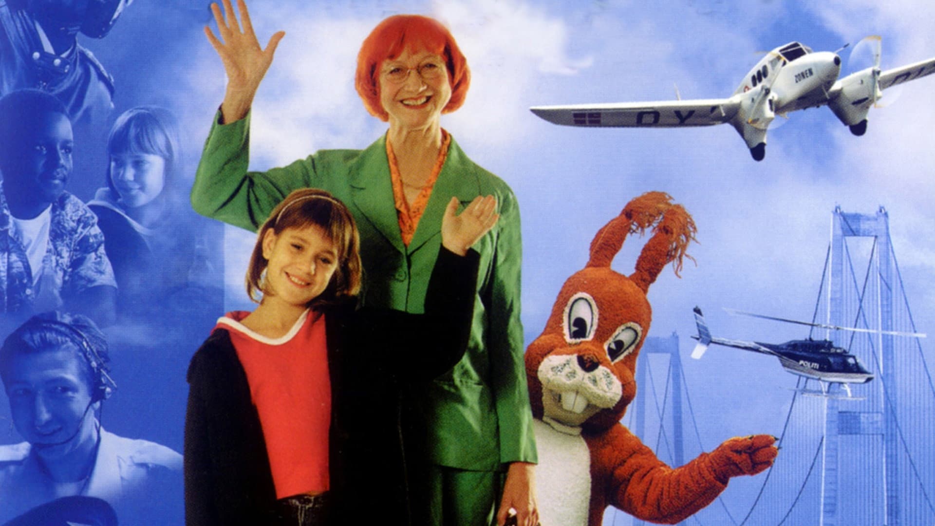 The Flying Granny backdrop