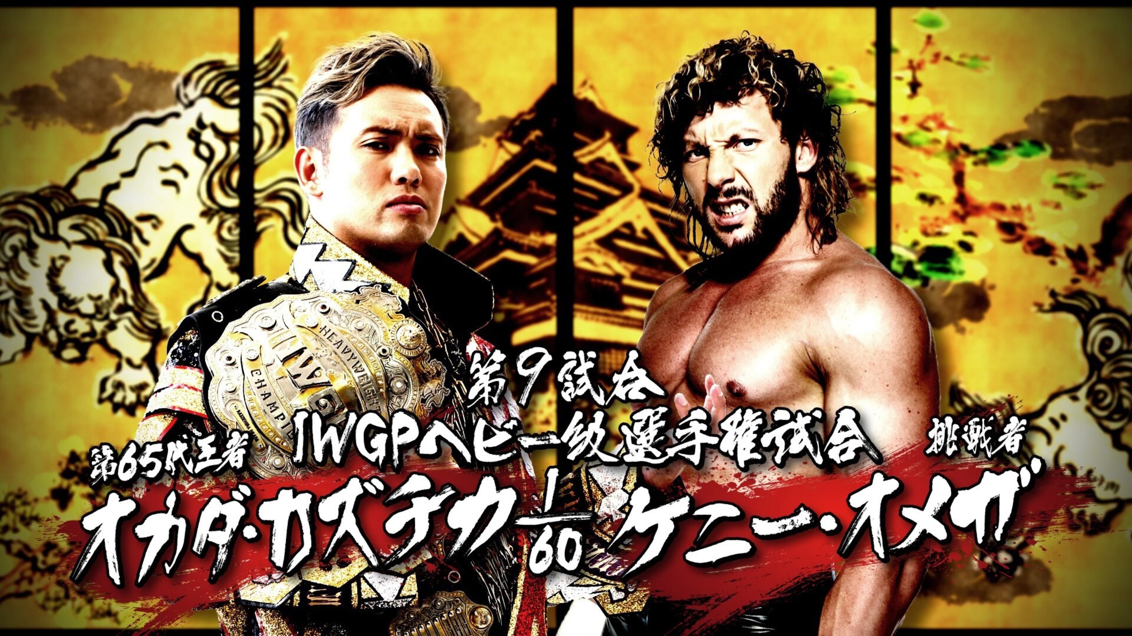 NJPW Dominion 6.11 in Osaka-jo Hall 2017 backdrop